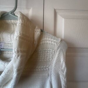 NWT light & Cozy Cream Cowl Neck Sweater